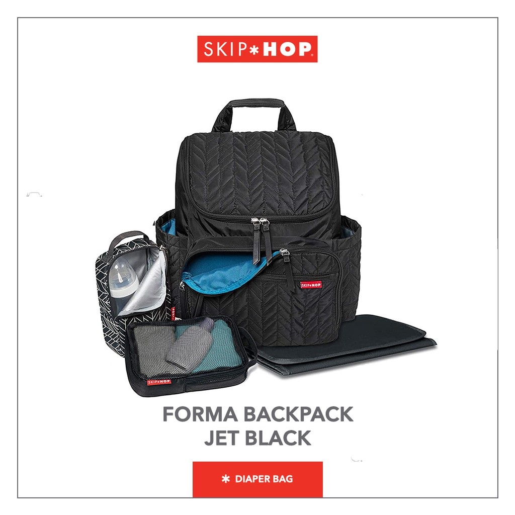 Skip Hop Forma Backpack - Jet Black