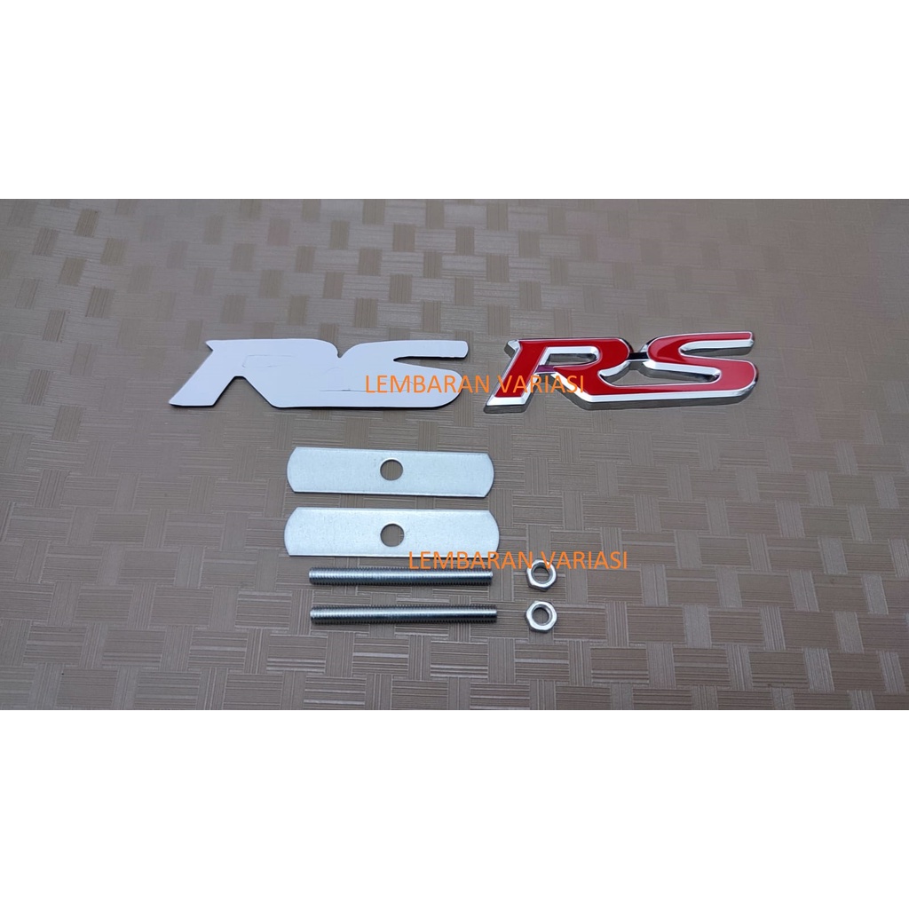 Emblem RS Grill depan universal