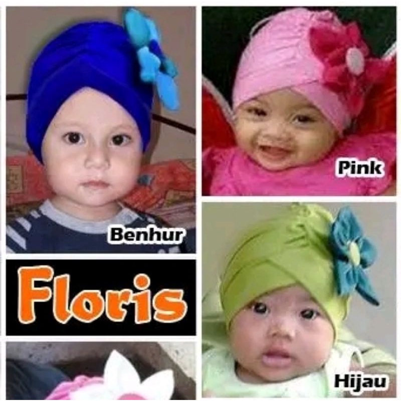 Turban bayi floris