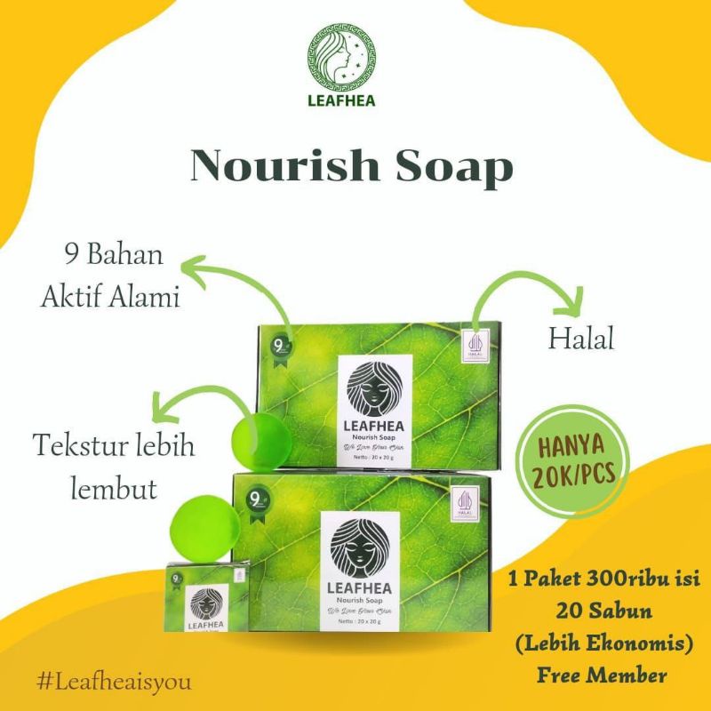 Sabun leafhea  sejuta manfaat