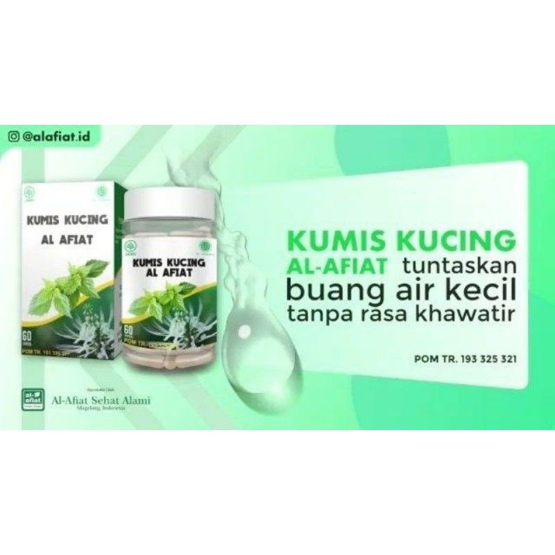 kumis kucing al afiat 60 kapsul