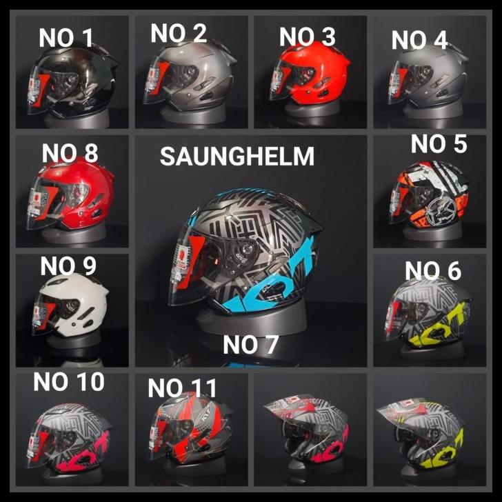Helm Kyt Galaxy Flat R Solid