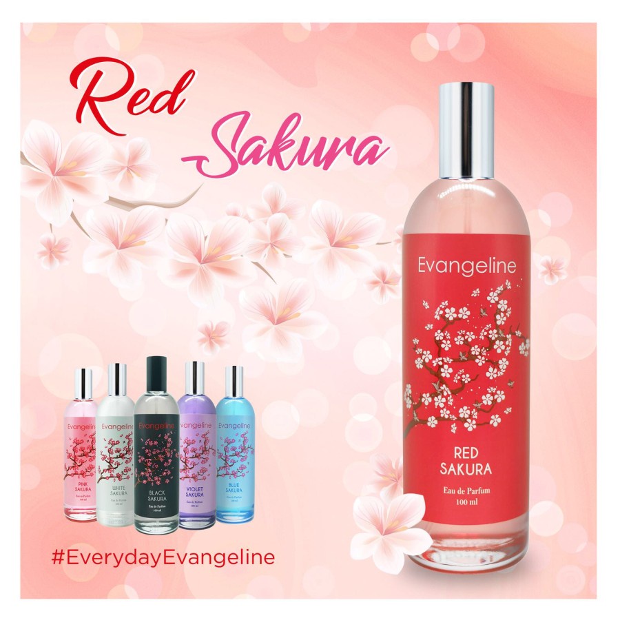 Evangeline Sakura Eau De Parfum 100ml Red