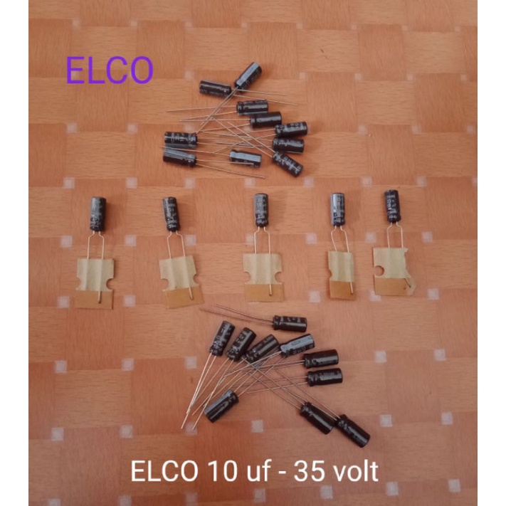 Elco 10 uf - 35 volt