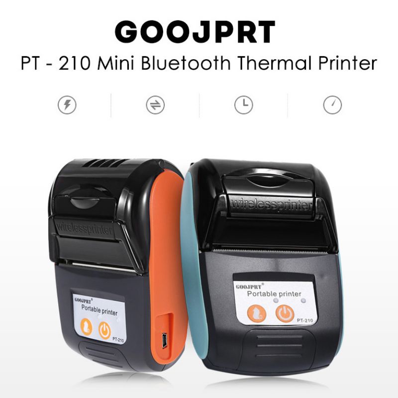 GOOJPRT POS Bluetooth Thermal Receipt Printer 58mm