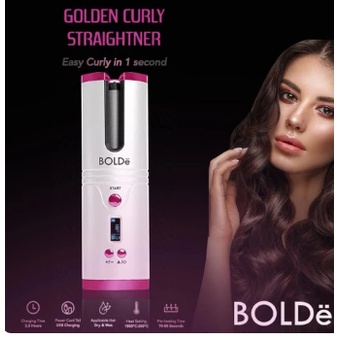 BOLDe Golden Curly straightener