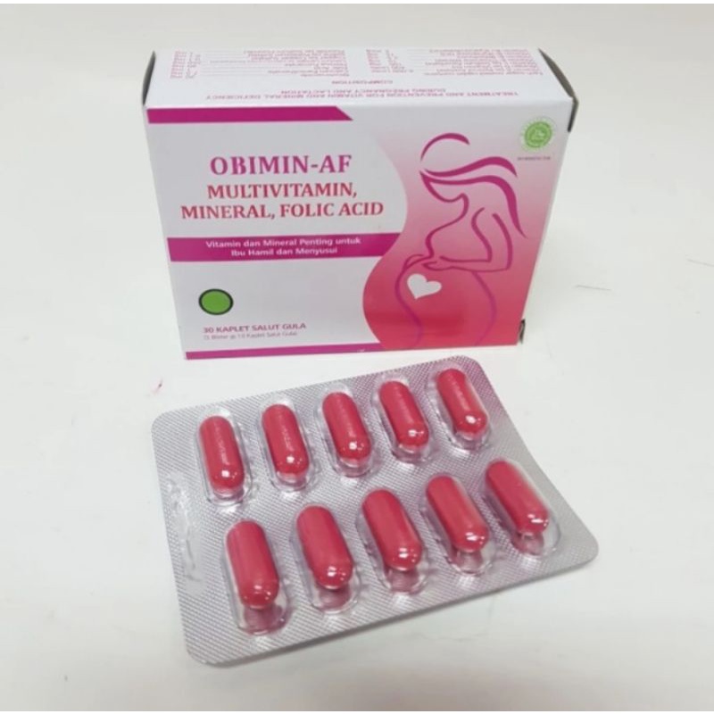Obimin AF Box Isi 30 Tablet