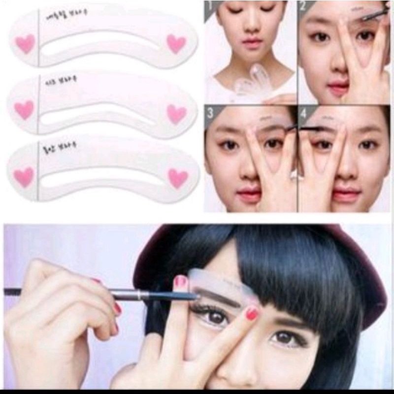 Cetakan Alis Set Isi 3 PCS