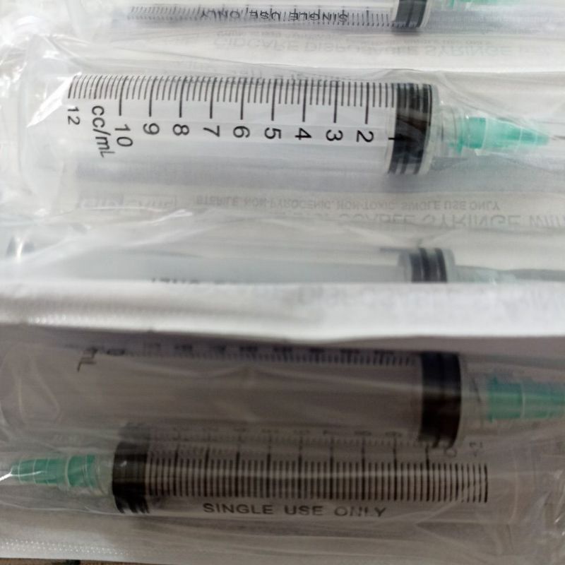 spuit/syringe 10cc with needle