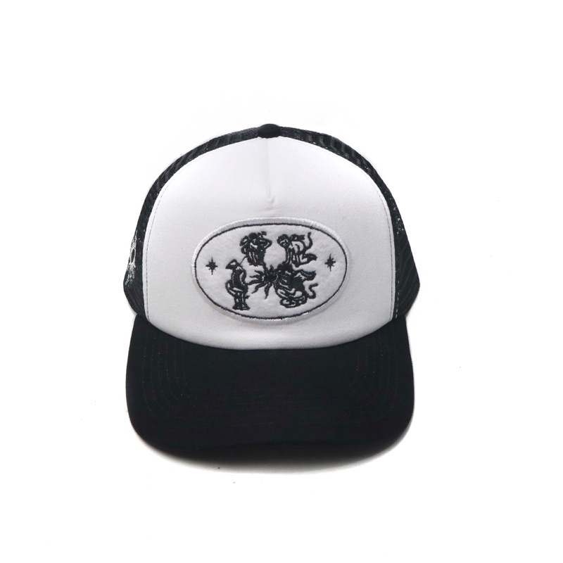 RK TRUCKER HAT PHANTOM WHITE BLACK
