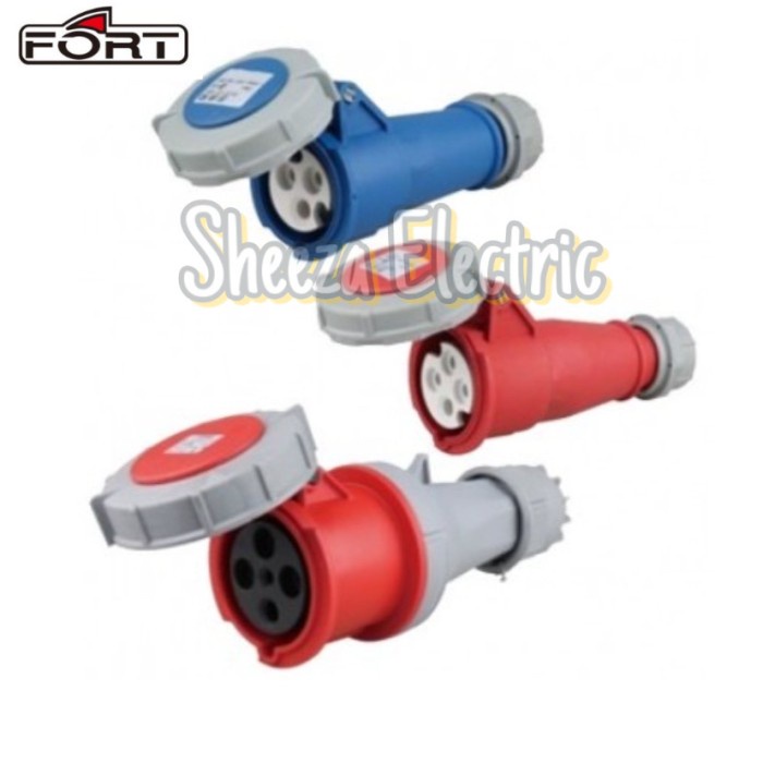 Mobile socket mounting 3,4,5 pole 16A - Ft-2132 3pole