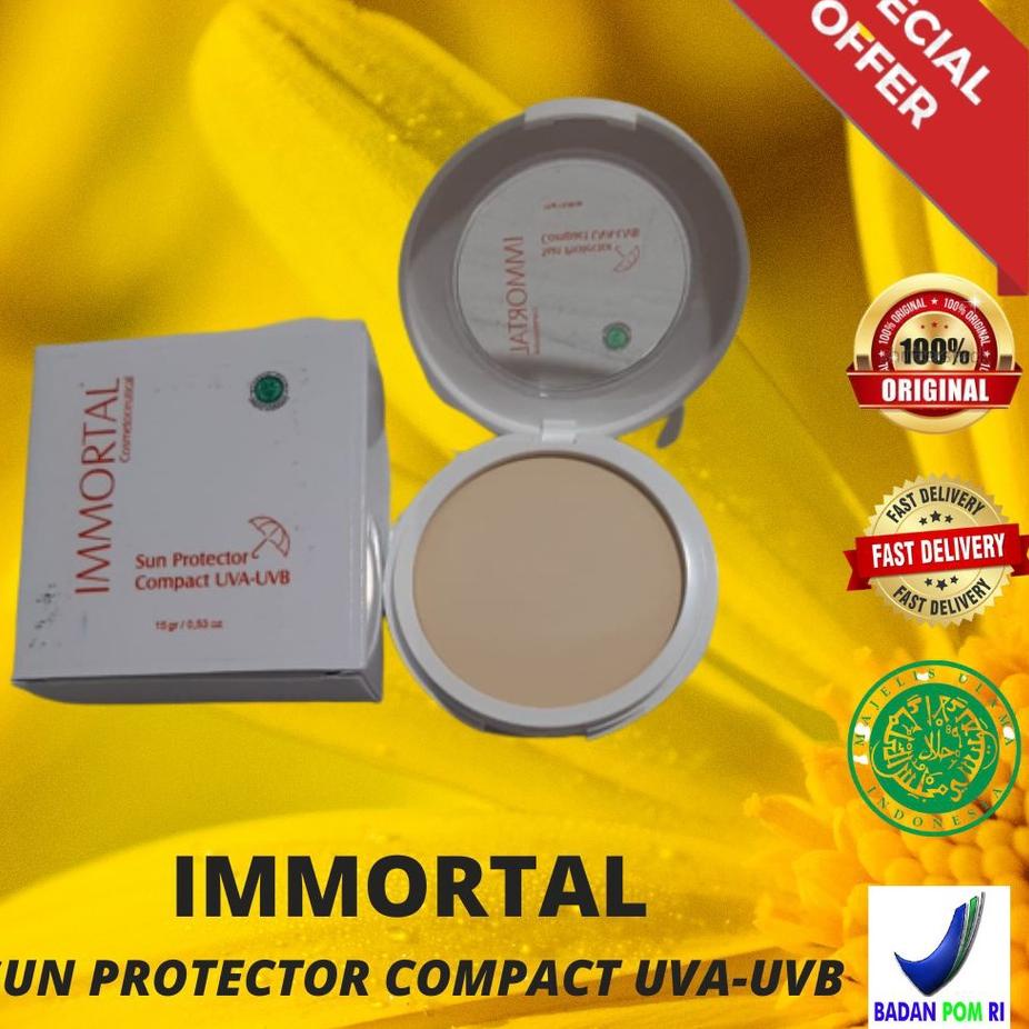 ➦ immortal sun protector compact uva uvb  ☊