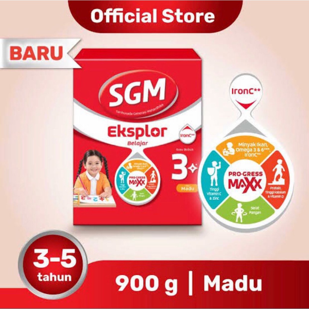 SGM Eksplor 3 Plus Madu 900gr