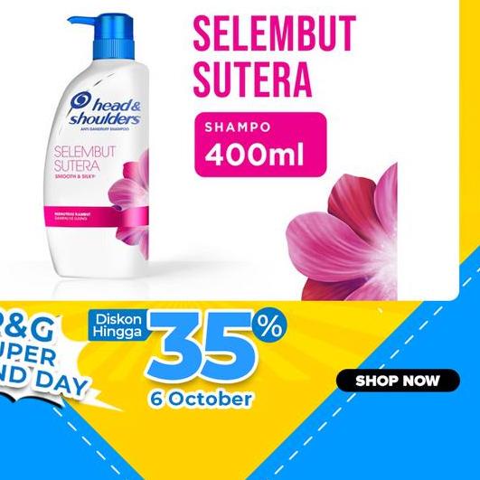 ℮ Head & Shoulders Shampoo Smooth & Silky 400 ml ☂