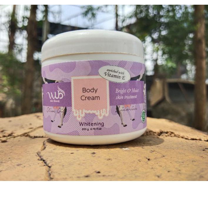 ☄ WUB Body Cream(Bleaching) Vit E 200Gr - ☊