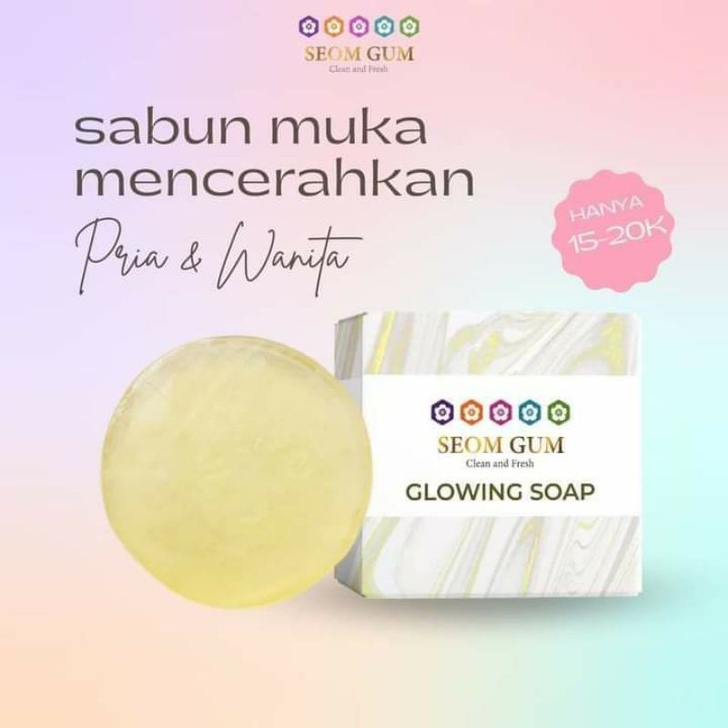 seom gum glowing soap