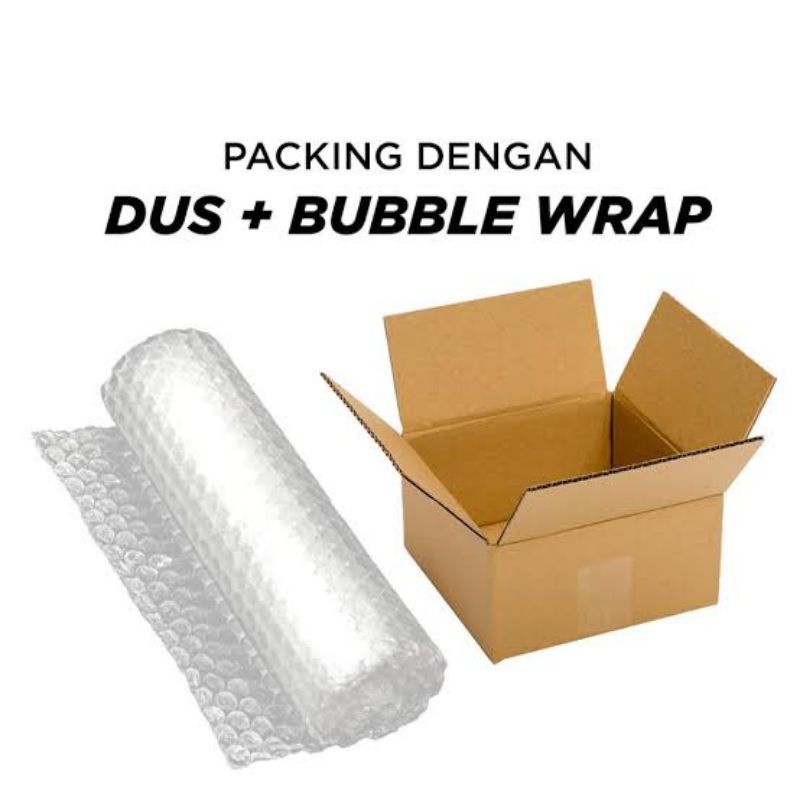 TAMBAHAN PACKING KARDUS DAN BUBBLE