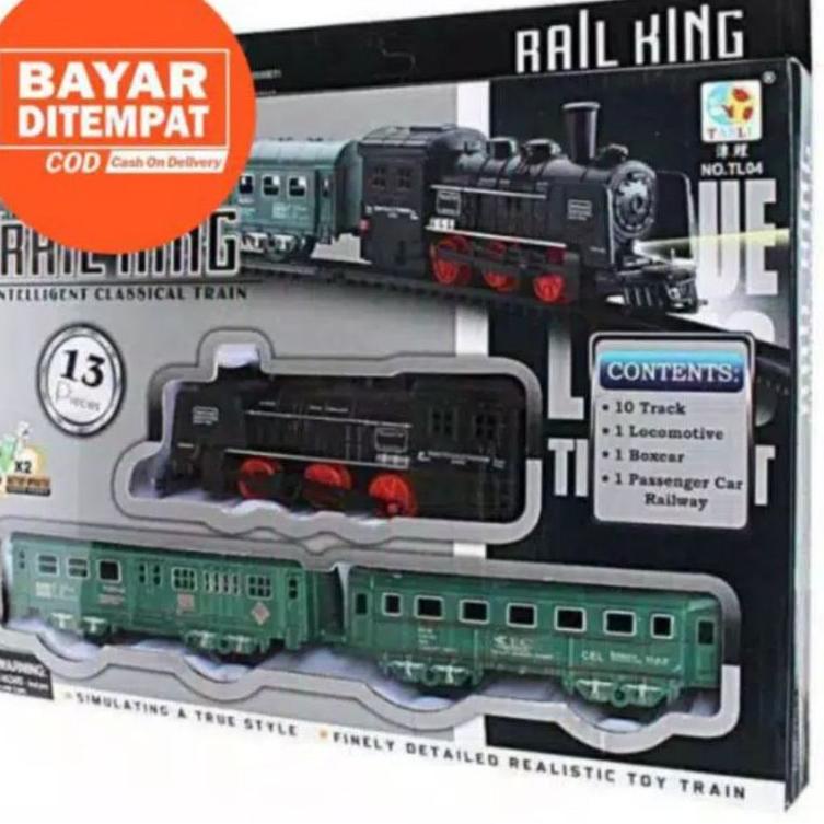 ™ MAINAN TRAIN SET RAIL KING 13 PCS ➩