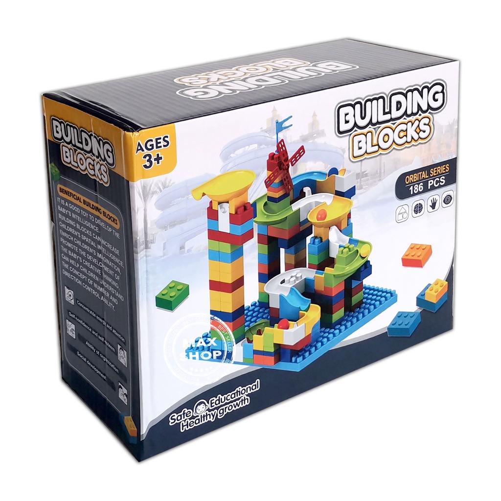Variable Slideway Funny Blocks No.605A Mainan Anak Brick Murah