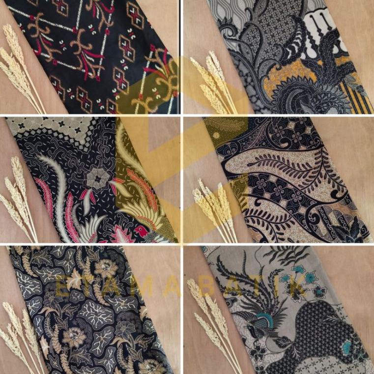 MENARIK Kain Batik Printing Meteran Katun Halus