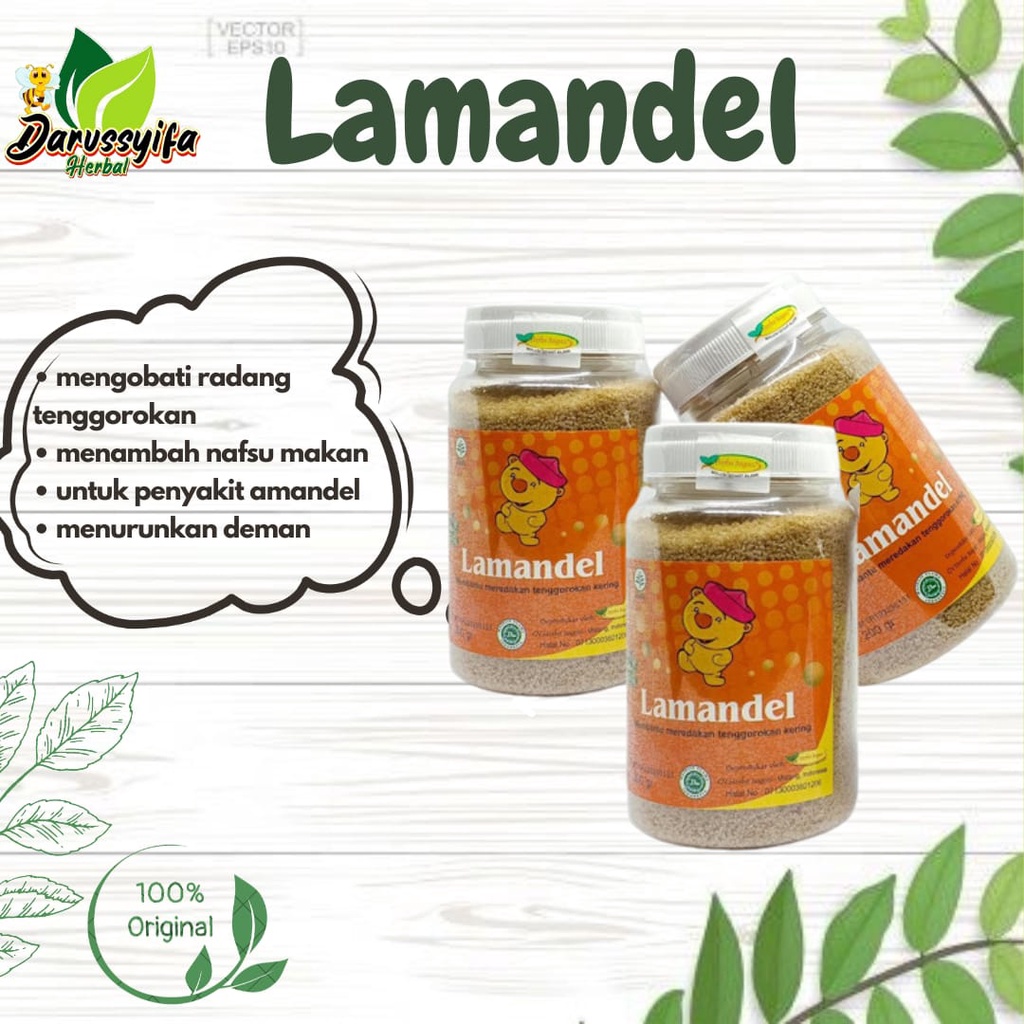 LAMANDEL BOTOL HERBAL 200GR