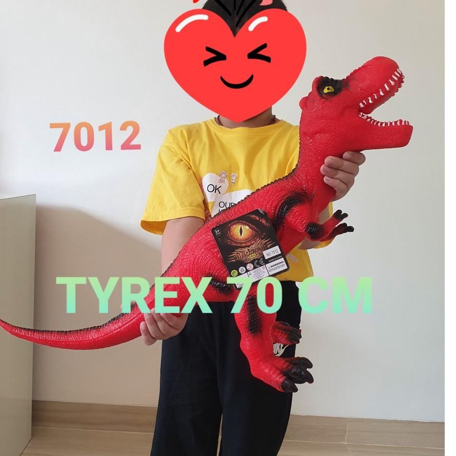 ☂ MAINAN DINOSAURUS TYREX  SUPER  BESAR BONEKA KARET ֍