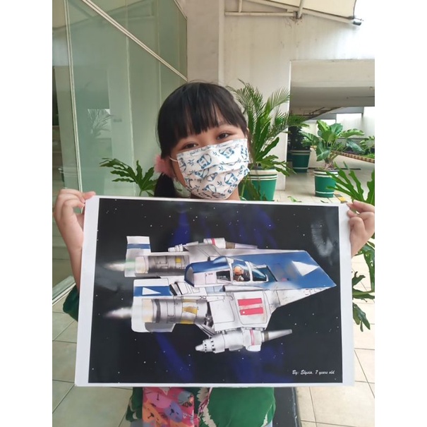 Printout gambar digital