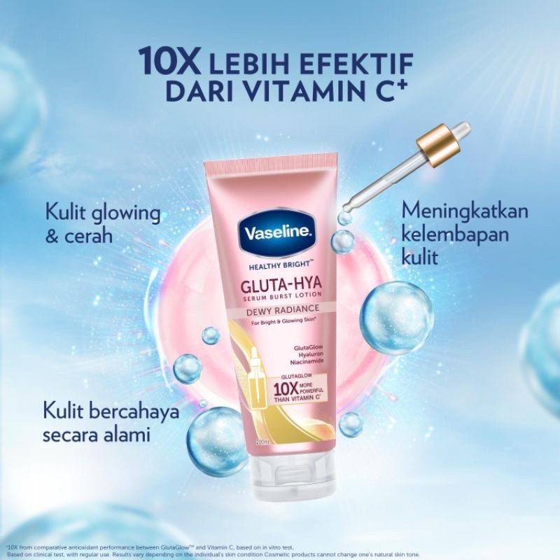 [ACEH] VASELINE GLUTA HYA BPOM INDONESIA