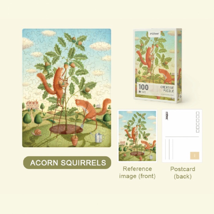MIDEER CREATIVE PUZZLE- ACORN SQUIRRELS