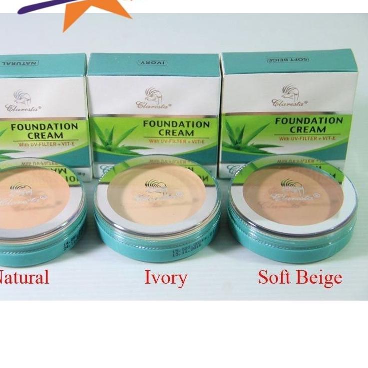 ☛ ✨STAR✨ Claresta Foundation Cream / Alas bedak Claresta ➮