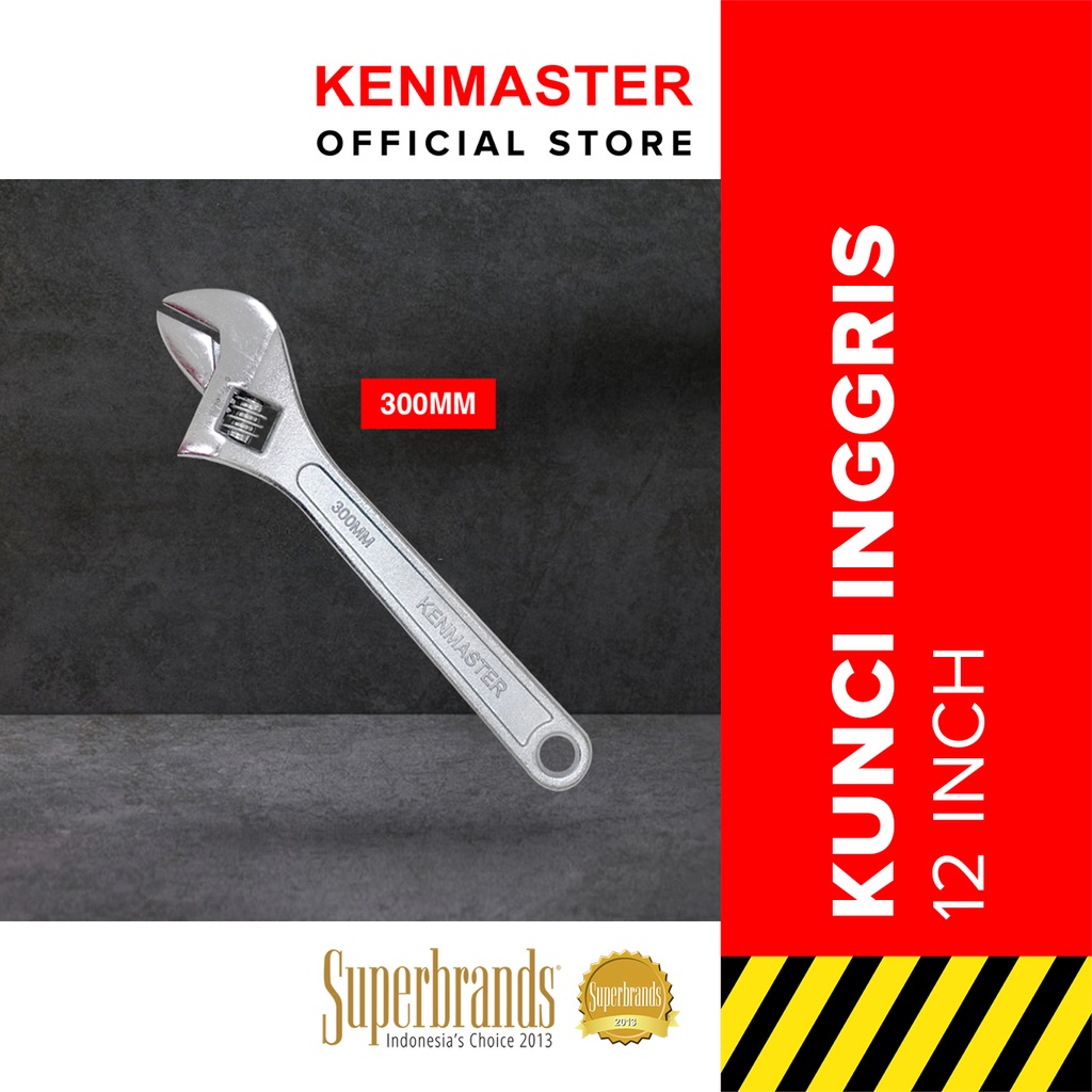 Ready !!!! [COD] Kenmaster Kunci Inggris 12" - KNIG021 ASLI