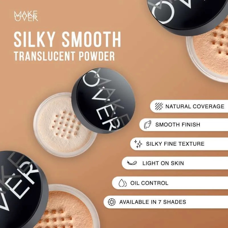MAKE OVER Silky Smooth Translucent Powder - 35gr