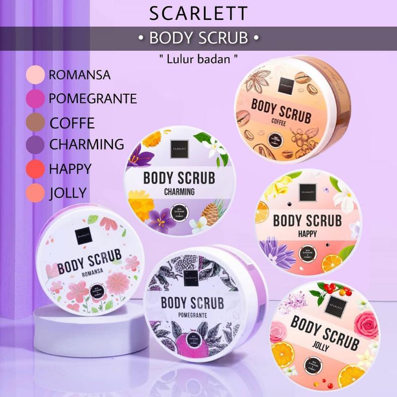 SCARLETT BODY SCRUB