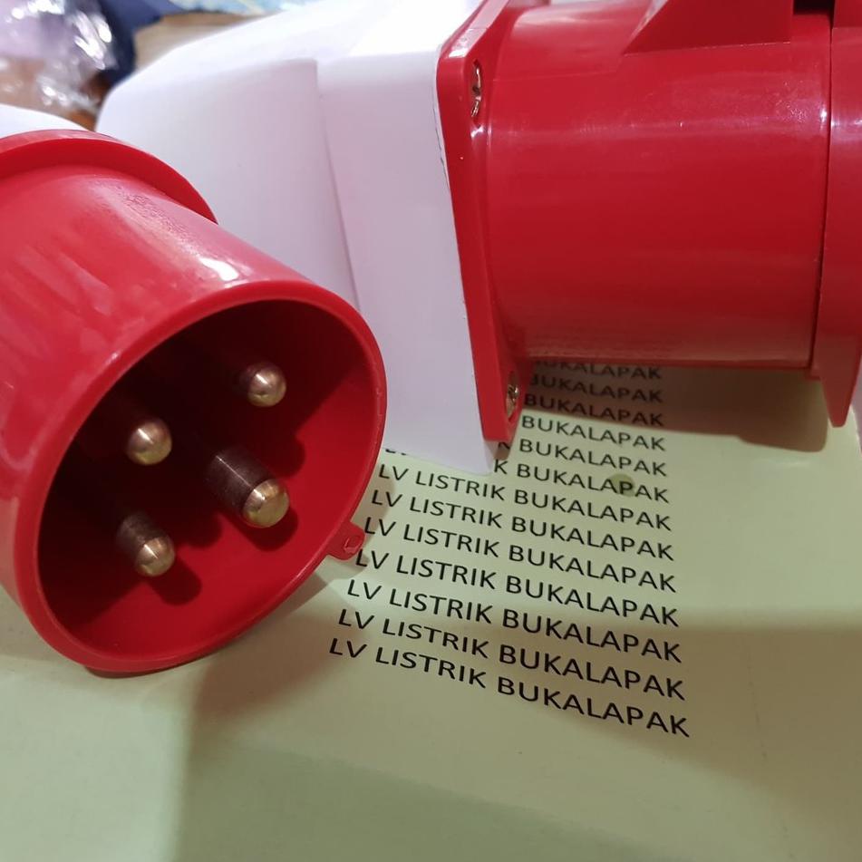 ❁ SURFACE MOUNTING 4 KAKI 32A lengkap socket & Plug CEE  ♪