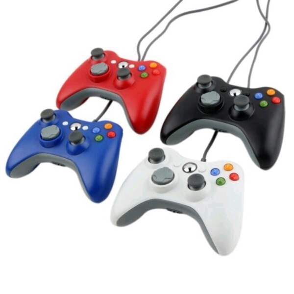 Jual Stik controller microsoft xbox 360/pc - Biru Limited