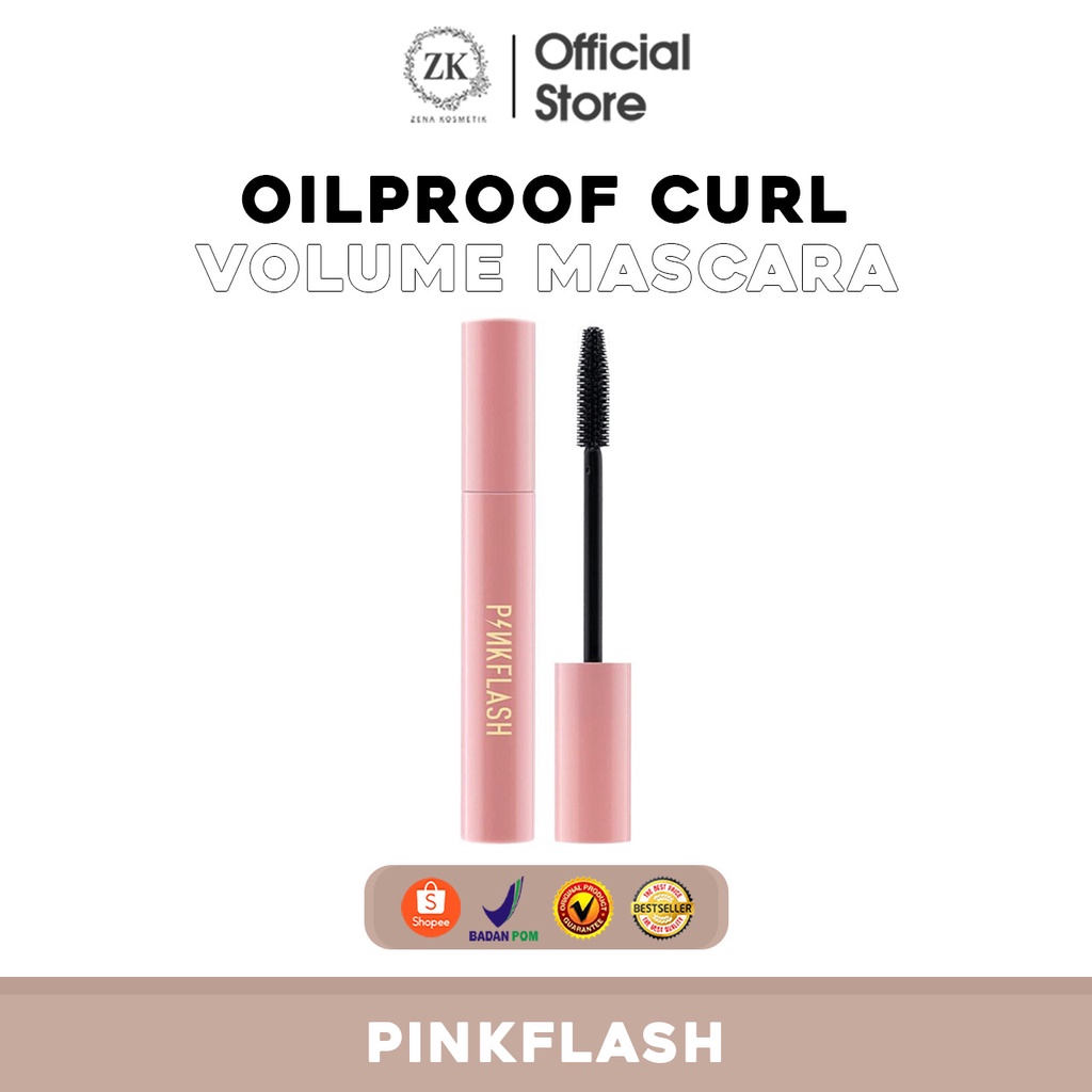 Pinkflash Oilproof Curl Mascara Long Volume