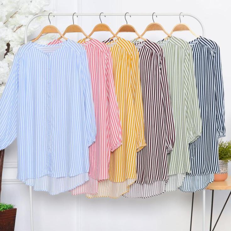 ➺ ARETHA BLOUSE SALUR OVERSIZE ♛