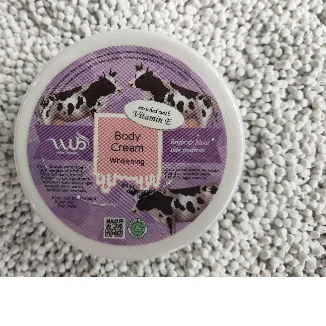 ❆ WUB Body Cream (Bleaching)Vit E 100Gr- ▲