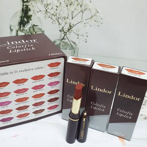 ✼ (12PCS) LIPSTICK Colorfix LINDOR ★
