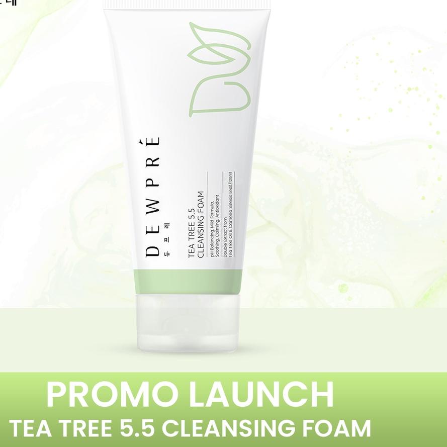 ☆ Dewpre - Tea Tree 5.5 Cleansing Foam ➻