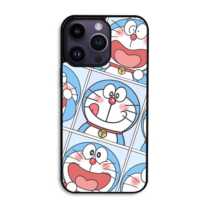Casing Hardcase Case iPhone 14 13 Pro Max Mini Plus Polaroid Doraemon AB0850 Custom Case