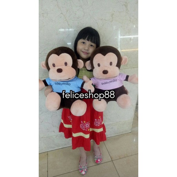 ✨ BISA COD ✨ boneka monyet baby milo xl
