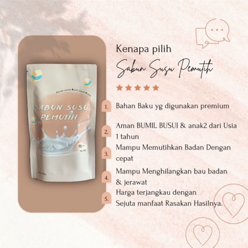 SABUN SUSU PEMUTIH