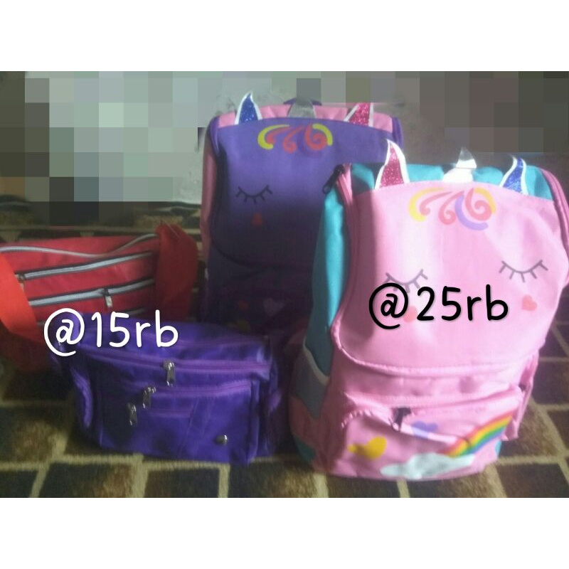 tas merah+ biru