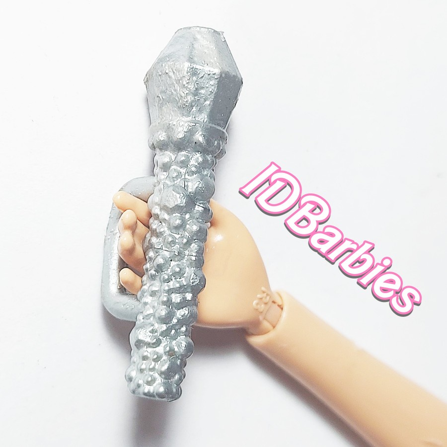 Accessories Boneka Barbie: Microphone Silver
