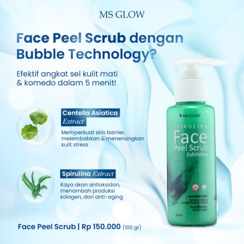 Ms Glow Face peel scrub