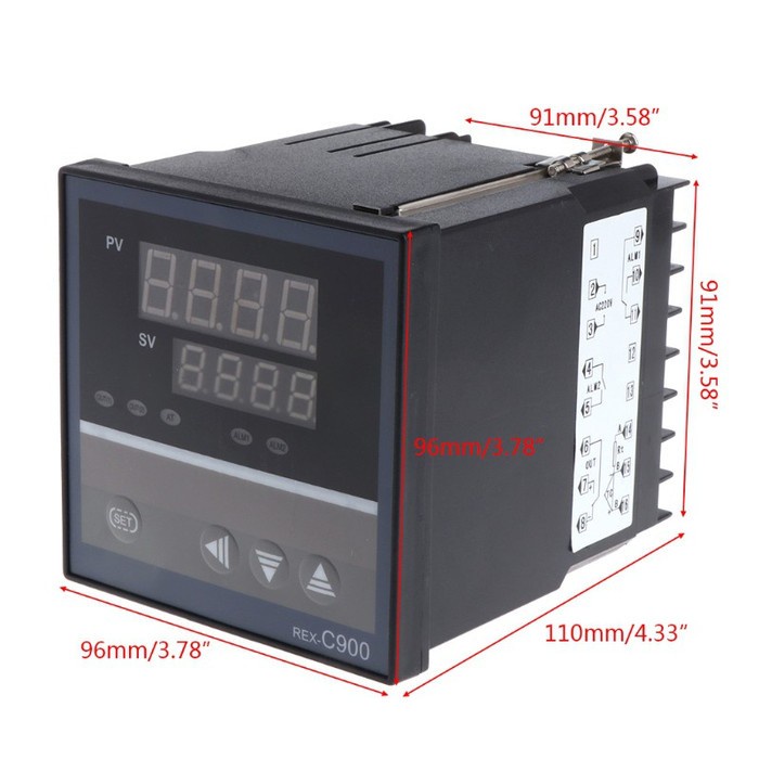 PID Rex C900 Rex-C900 Temperature Controller SSR 40A