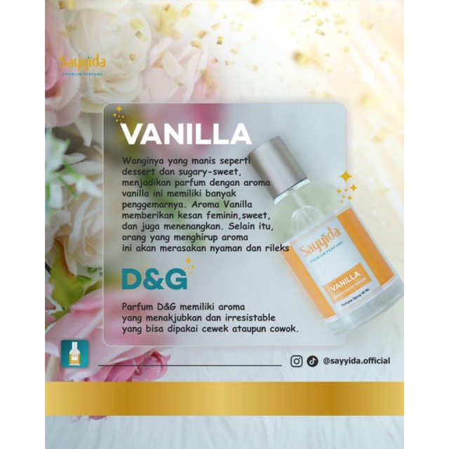 Sayyida Parfume Vanilla