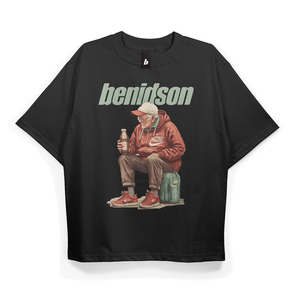 BENIDSON Oversized Tshirt Drunker Master