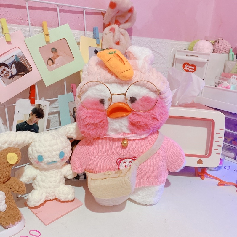boneka chuu duck doll with snack box
